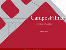 Tablet Screenshot of camposfilms.com